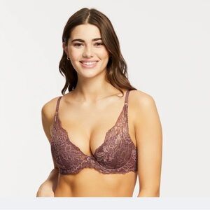 Montelle Plum Sugar N Spice bra with gorgeous gold detailing